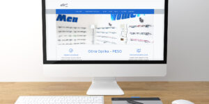 Tvorba webstránky pre očnú optiku